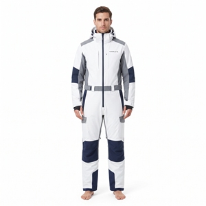 Traje de Esquí de una Pieza Impermeable, Cortavientos y Transpirable -Tex 500g con Cremallera para Adultos, Talla Grande, para Invierno y Nieve - Product Image 4