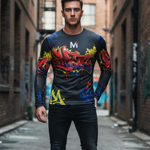 เสื้อซับในรัดรูปแบบสั่งทำพิเศษสำหรับฝึกซ้อมฟุตบอล ผ้าป้องกันแบคทีเรีย - Product Image 6