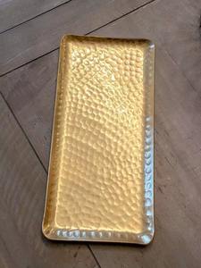 Juego de 2 bandejas para frutas con acabado en cobre - Bandejas de comedor ecológicas hechas a mano para Ramadán y bodas, diseño moderno de KRAFT WORLD - Product Image 4