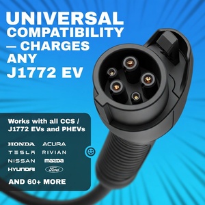 Chargeur de véhicule électrique de niveau 2 en gros, 48A 240V, station de charge rapide, câble de 25 pieds, prise NEMA 14-50, produit OEM, lié au secteur solaire - Product Image 3