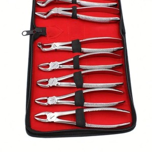 BAFA SURGICAL INSTRUMENTS 10 PCS Manual Dental Extraction Forceps <b>Pliers</b> Kit Stainless Steel Adults Dentist Tool Orthodontic CE - Product Image 5
