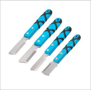 Nuevo Juego de Cuchillos de Peluquería Canina Premium, con Hojas de Acero Inoxidable y Mangos Ergonómicos de Madera - Product Image 5