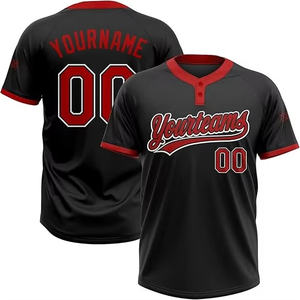 Maillots de baseball rétro unisexes pour jeunes, vêtements de sport personnalisés en gros, diverses options d'impression par sublimation, uniformes à boutons, vestes et chemises OEM - Product Image 3