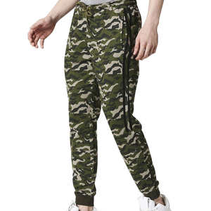 Pantalon de survêtement décontracté pour homme, taille haute, longueur intégrale, 100% coton peigné, fermeture éclair foncée, style urbain, couleurs personnalisables - Product Image 4