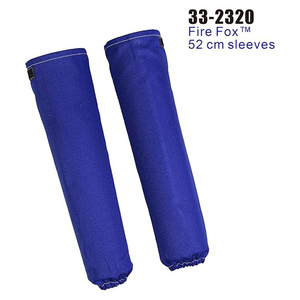 JNM Safety Mangas de Soldadura Resistentes al Calor Azul Rey, Tela de Algodón FR Perforada para Protección de Muñeca a Antebrazo - Product Image 2