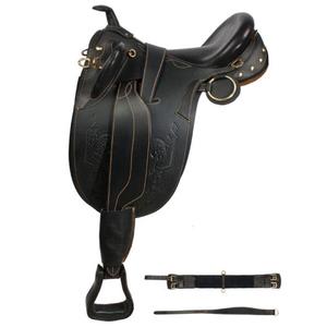 Sillín de cuero duradero y absorbente del sudor para caballo, sillines ingleses de la mejor calidad, precio de fábrica, diseños personalizables - Product Image 1