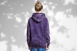 Sudadera con Capucha para Hombre, 400GSM, Teñida con Pigmentos, Corte Holgado, Bordada, Forro Polar Grueso, Estilo Casual Urbano para Invierno - Product Image 3