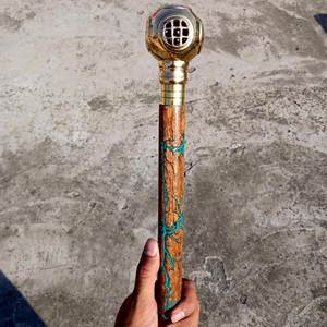 Canne de marche de luxe en corne de buffle antique, design unique et élégante pour le soutien en extérieur - Product Image 4