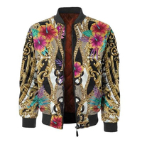 Blouson Bomber Personnalisé en Polyester par Sublimation – Veste Zippée de Haute Qualité pour Équipes de Baseball