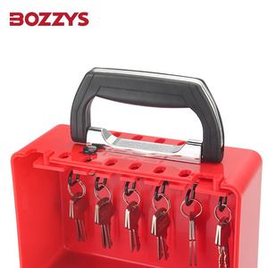 Boîte de verrouillage portable à 8 <span class=keywords><strong>cadenas</strong></span> avec clé de déverrouillage, couvercle anti-poussière transparent, outil de visualisation de groupe portable - Product Image 5