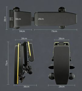 Tabouret d'haltères multifonctionnel en acier réglable, très résistant, avec logo personnalisé, pliable, en promotion - Product Image 3