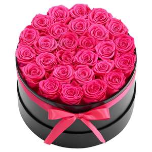 Forever Flowers - Caja de 27 Rosas Preservadas, Ramo Inmortal para Cumpleaños, Día de San Valentín, Navidad, Rojo, para Mujer, Regalo para el Día de la Madre - Product Image 1