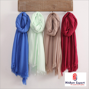 High Quality Plain Cotton <b>Scarf</b> Manufacturer Custom Branding Private Label Low MOQ OEM ODM Custom Fabric Product Factory - Product Image 6