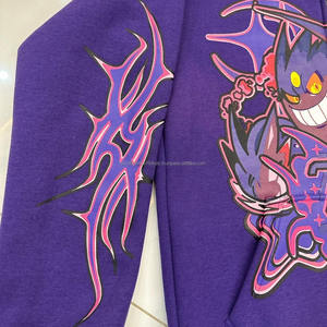 Sweat-shirts et pulls à capuche thermiques en coton pour hommes, sweat-shirt à capuche surdimensionné streetwear, sweat-shirt décontracté Harajuku, pull à capuche DTF - Product Image 6