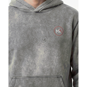 <b>Boys</b> Gray Hooded Tracksuit Full Sleeve Solid Color Casual Wear With Side Pockets Breathable Autumn Style 100% Cotton - Product Image 3