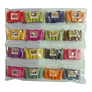 Handmade Eco-Friendly Incense Sticks Cones Natural Material Pack (40 <b>Sachets</b>) for Aromatic <b>Scented</b> Home Use Made in Thailand - Product Image 1