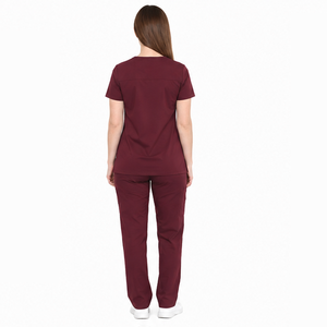 Uniforme Médico Quirúrgico para Mujer al por Mayor, Uniforme de Enfermería de Algodón y Poliéster Tejido, de Secado Rápido, Transpirable y Cómodo para el Cuidado de la Salud - Product Image 2