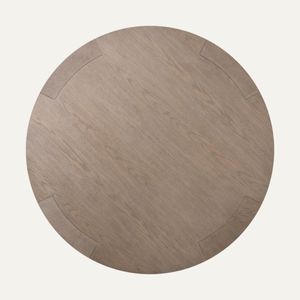 Mesa de Centro Moderna Redonda de Madera de Teca, Mesa de Salón de Madera Maciza - Product Image 2
