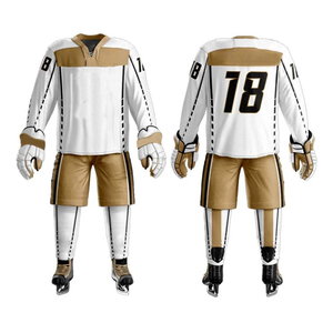 Uniforme de Hockey sobre Hielo Atlético Premium, Jersey y Pantalones con Logotipo Personalizado del Equipo, Ropa Deportiva de Secado Rápido que Absorbe la Humedad para Competencia - Product Image 2