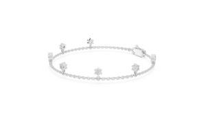Dangling Diamond Cable <b>Chain</b> Station Bracelet - Product Image 1