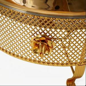 Plat chauffant rond en acier inoxydable de 7 litres de qualité supérieure pour buffet, au meilleur prix - Product Image 4