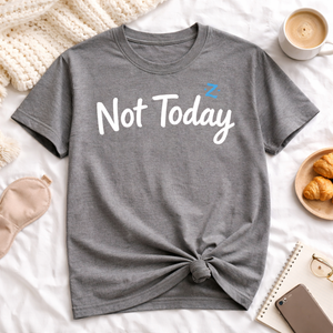 เสื้อยืดพิมพ์ลายคำคมตลกแบบกำหนดเอง ไม่ใช่วันนี้ เสื้อยืดกราฟิก ยูนิเซ็กซ์ ผ้าฝ้าย แขนสั้น สไตล์ลำลอง รับผลิตตามสั่ง ขายส่ง - Product Image 2