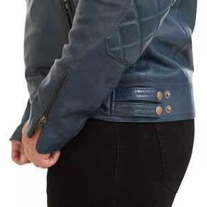 Fabricante de Ropa Personalizada, Chaqueta Acolchada de Cuero para Hombre, Chaqueta de Invierno con Relleno de Cuero - Product Image 5