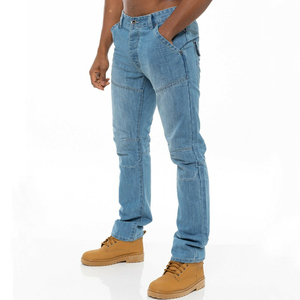Jeans de Mezclilla para Hombre, Corte Holgado, Cintura Alta, 100% Algodón, Lavado Desgastado, Estilo Casual, Proveedor Directo de Fábrica, Superventas - Product Image 4