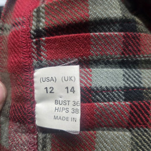 Jupe plissée vintage en laine à carreaux pour femme avec boucles en cuir, style héritage, collection 2026 - Grande Vente - Product Image 5