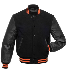 Veste de baseball classique pour homme, style Letterman, en laine, avec logo personnalisé sur le devant - Product Image 3