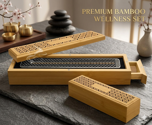 Brûleur à Bakhoor en bois de luxe fait main, Mabkhara arabe, porte-encens Oud, décoration naturelle et écologique pour la maison, cadeau pour le Ramadan et l'Aïd - Product Image 1