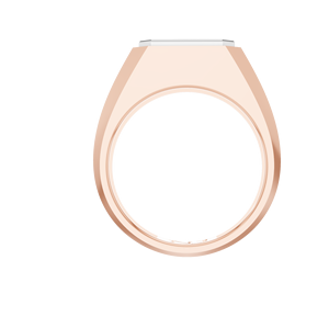 Bague en saphir de luxe en or massif 14 carats cultivés en laboratoire saphir bleu coupe émeraude intemporel classique unisexe bijoux de mariage fêtes IGI - Product Image 2