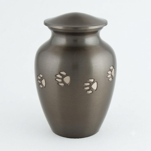 Decorative Aluminum Pet <b>Urn</b> For Dogs And <b>Cats</b> With Beautiful Shape And Timeless Memorial Style - Product Image 2