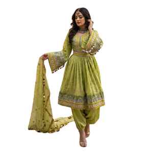 Robe traditionnelle ethnique tribale Banjara de haute qualité, mode décontractée, simple, brodée, robes de mariage afghanes - Product Image 1