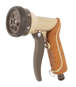 หัวฉีดน้ำ ABS+TPR สำหรับอาบน้ำสัตว์เลี้ยงและทำสวน ปรับรูปแบบการฉีดได้ พร้อมปุ่มกดด้านหน้าและระบบปลดเร็ว - Product Image 2