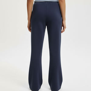 Pantalones Deportivos de Cintura Alta, Corte Recto, Ajuste Regular, a la Moda, para Invierno, de Forro Polar Ecológico, para Mujer, de Color Sólido, Hechos a Medida - Product Image 6