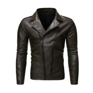 New Casual Vintage Leather <b>Jacket</b> Men Winter High Quality Quick Dry Breathable Front Logo Men's Leather <b>Jacket</b> - Product Image 1