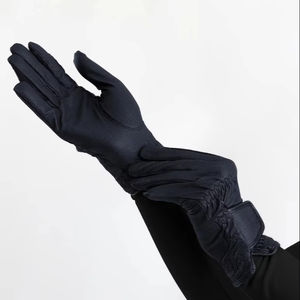 Gants d'équitation professionnels respirants et confortables, en cuir, pour l'hiver, avec logo personnalisé, prix usine, service OEM. - Product Image 1