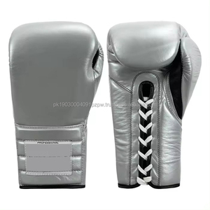 Gants de boxe professionnels confortables, durables, multicolores, personnalisables avec votre propre marque, en similicuir, protection UV, fermeture à boucle et crochet. - Product Image 1