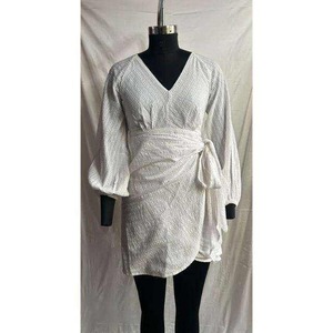 Elegant <b>White</b> Minimal Mini Dress Pure <b>White</b> Simple Mini Dress for Effortless Style for Women Modern <b>White</b> Simple Mini Dress - Product Image 3