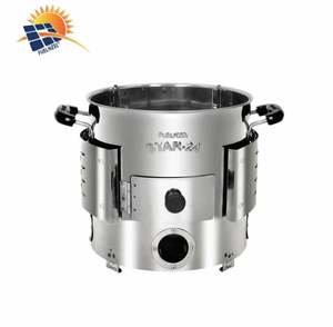 Estufa de Hierro Fundido de Alta Calidad con Puerta y Asas de Exportador a Precio Accesible, Estufa de Leña Resistente para Biomasa - Product Image 1