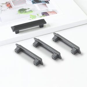 OEM Available Modern Matte Black Zinc Alloy Cabinet Handle Minimalist <b>Drawer</b> <b>Pull</b> for Kitchen Furniture Bathroom Nightstands - Product Image 4