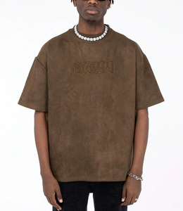 Camiseta Negra de Gimnasio con Logotipo Personalizado, Oversize, de Algodón, con Estampado Gráfico para Hombre, 100% Algodón, Lavado Ácido, Hombros Caídos, Diseño Liso - Product Image 2