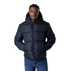 Custom Hooded Canvas Bubble Warm <b>Padded</b> Winter <b>Waterproof</b> Mans Plus Size Puffer Streetwear <b>Jacket</b> - Product Image 1