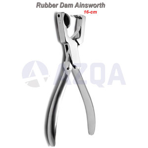 High Quality Stainless Steel Dental Ainsworth <b>Rubber</b> Dam Hole Punch Pliers for Precise Dental Isolation Procedures - Product Image 4