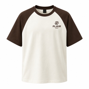 เสื้อยืดแร็กแลนสีขาวและสีน้ำตาลแบบสั่งทำพิเศษ – เสื้อยืดสตรีทแวร์ผ้าฝ้ายพรีเมียมทรงโอเวอร์ไซส์สำหรับผู้ชายและผู้หญิง - Product Image 2