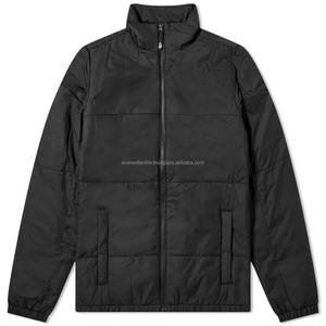 SGJ03B hommes hiver Fitness Bomber doudoune Logo personnalisé université veste support noir gros bouffant veste tissu matériel - Product Image 1