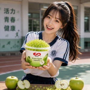 Taiwan KEIFU 500g Private Label Watermelon Popping <b>Boba</b> <b>Bubble</b> Tea Ingredients for Smoothies - Product Image 2