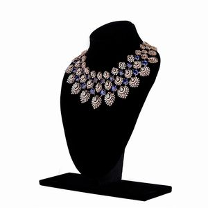 สร้อยคอจี้รูปโคลเวอร์ประดับเพชรสามเม็ดทองคำขาว 14K สุดหรู ดีไซน์สวยงาม เหมาะสำหรับผู้หญิง เป็นของขวัญวันครบรอบแต่งงานหรือวันสำคัญ - Product Image 1