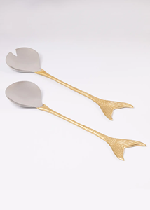 Restaurant Quality Salad <b>Server</b> Set Stainless Steel Hospitality Accessories for <b>Buffet</b> Displays - Product Image 5